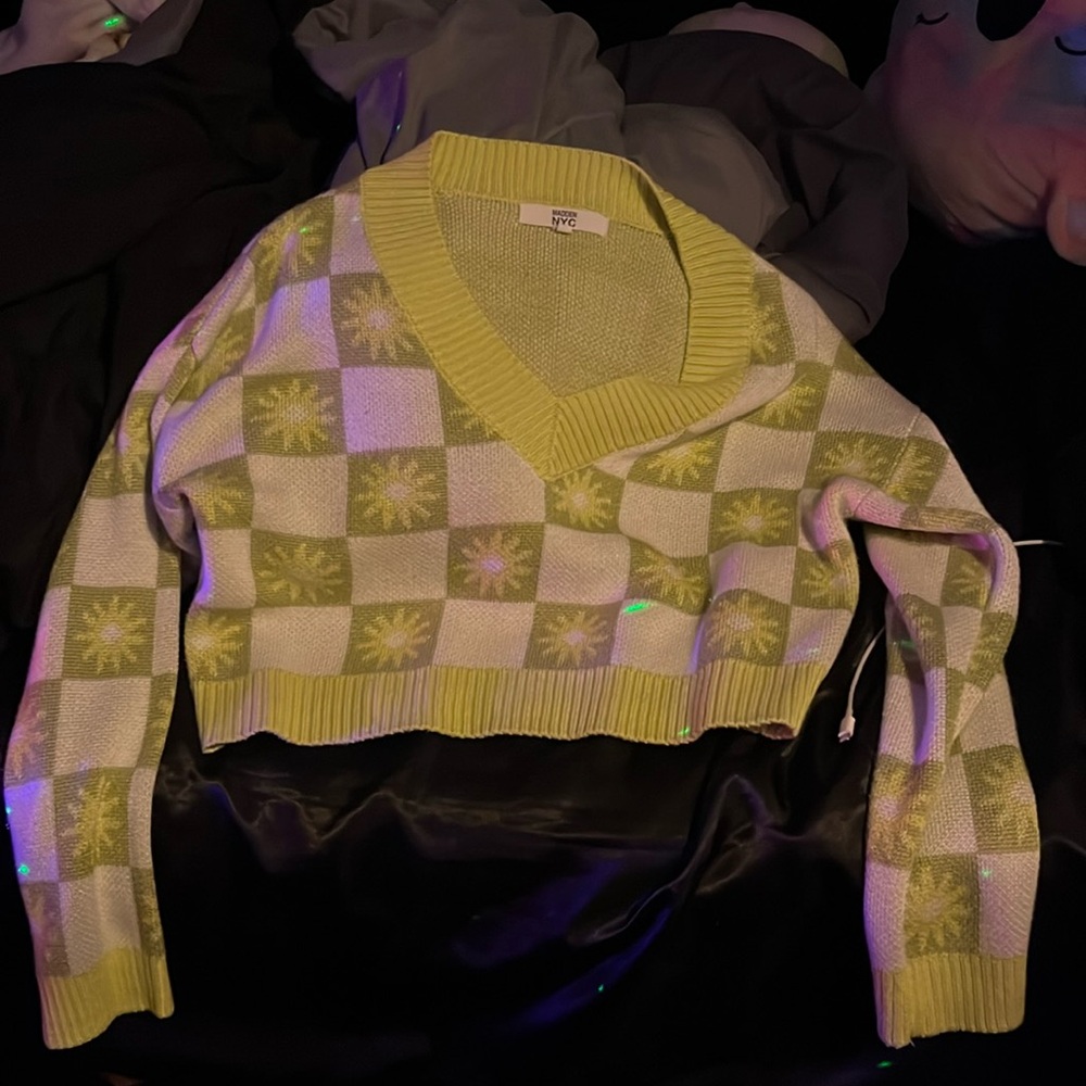 Madden NYC green sweater